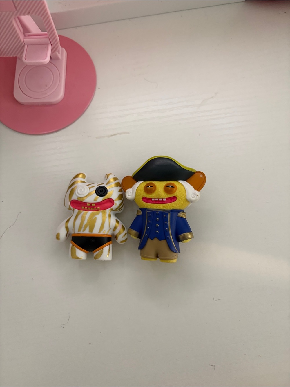 Collectible Kids Character Figures - White & Blue Set